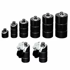 Sextreme Zwart Metalen Gewichten (paar) Met Klemmen 2x200 Gram -Bondage - Boeien Verkoopwinkel 0253 50 500gram 8