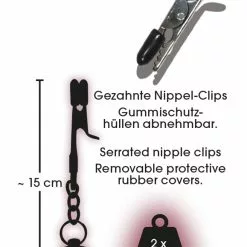 Fetish Collection Tepelklemmen Met Gewichten 2 X 115 Gram -Bondage - Boeien Verkoopwinkel 05253590000 nor e 2