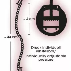 Verstelbare Tepelklemmen Met Ketting Van Fetish Collection -Bondage - Boeien Verkoopwinkel 05275640000 nor e 1