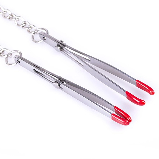 Pincet Tepel Klemmen Met Ketting Van Kiotos Steel 4 Pincet Tepel Klemmen Met Ketting Van Kiotos Steel - Afbeelding 2