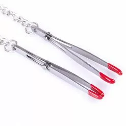 Pincet Tepel Klemmen Met Ketting Van Kiotos Steel 6 Pincet Tepel Klemmen Met Ketting Van Kiotos Steel -Bondage - Boeien Verkoopwinkel 112 tbj 2116 02