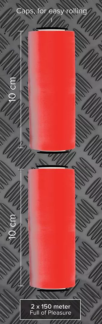 Kiotos Bizarre - Plastic Pleasure - Red - 2 Small Rolls 4 Kiotos Bizarre - Plastic Pleasure - Red - 2 Small Rolls - Afbeelding 2