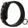 Zado Leather Fashion Wild Thing Lederen Bondage Collar Met O-Ring Van Zado