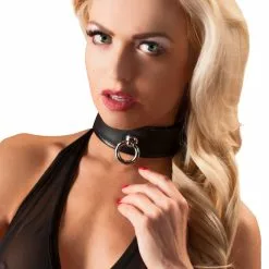 Zado Leather Fashion Wild Thing Lederen Bondage Collar Met O-Ring Van Zado -Bondage - Boeien Verkoopwinkel 20300711101 nor c 2