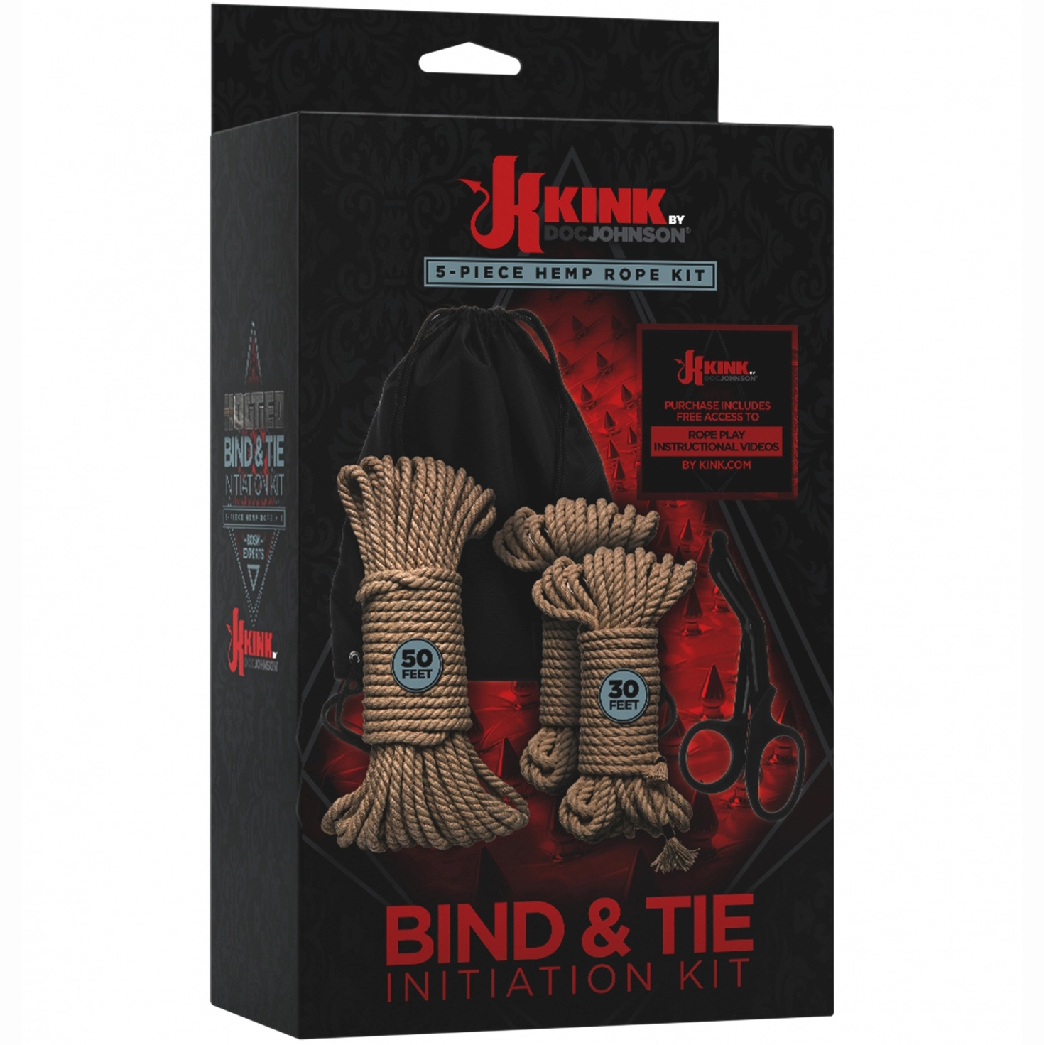 Kink Vac-U-Lock By Doc Johnson Bij Mince.NL Tie And Tie Initiation Kit - 5 Pieces By Kink - Doc Johnson 4 Kink Vac-U-Lock By Doc Johnson Bij Mince.NL Tie And Tie Initiation Kit - 5 Pieces By Kink - Doc Johnson - Afbeelding 2