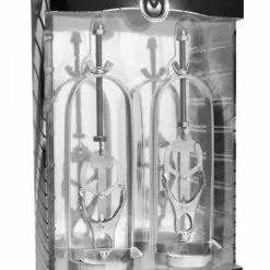 RVS Tepelklem Stretchklemmen Van Master Series -Bondage - Boeien Verkoopwinkel 8032 ad813 stainless steel clover clamp nipple stretcher 20535 1