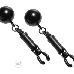 Master Series Black Bomber Nipple Clamps With Weights -Bondage - Boeien Verkoopwinkel Black Bomber Nipple Clamps ad976 4 2