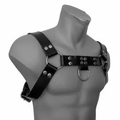 NLLeather NL Leather Lederen Borst Harnas