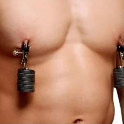 Master Series Nipple Clip With Magnet Weights -Bondage - Boeien Verkoopwinkel Magnetic nipple clamp st187 2