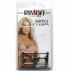 Nipple Clamp Pair Screw De Luxe By Rimba -Bondage - Boeien Verkoopwinkel OPR 277033 rimba 7681 2