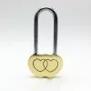Permanent Love Valentine Locks By MAE-Toys -Bondage - Boeien Verkoopwinkel Oude Vintage Stijl Fijne Hangslot Liefde Lock Gegraveerde Dubbele Hart Valentines Anniversary Dag Geschenken Hardware Decoratie