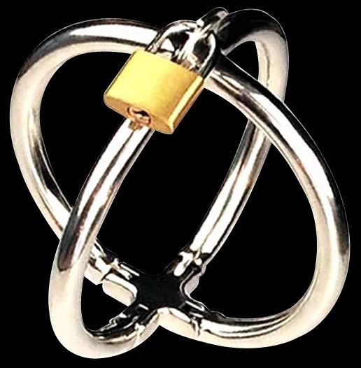 MAE-Toys Ellipse RVS Kruis Vormige Polsboeien 4 MAE-Toys Ellipse RVS Kruis Vormige Polsboeien - Afbeelding 2