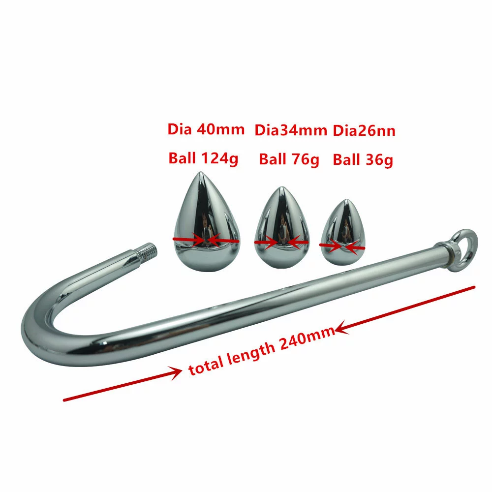 MAE-Toys Anale Bondage Haak Met Drie Plugs 7 MAE-Toys Anale Bondage Haak Met Drie Plugs - Afbeelding 5