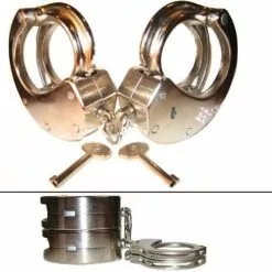 Clejuso Handcuffs Superb Heavy Duty Stalen Handboeien Van Clejuso -Bondage - Boeien Verkoopwinkel clejuso 15 clejuso no. 15 handcuffs 1468 1