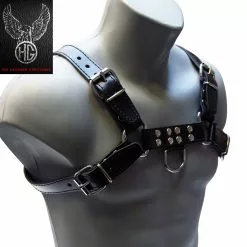 NLLeather NL Leather Lederen Borst Harnas -Bondage - Boeien Verkoopwinkel hg bf01 hg leather creations leather chest harness 22980