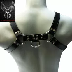 NLLeather NL Leather Lederen Borst Harnas -Bondage - Boeien Verkoopwinkel hg bf01 hg leather creations leather chest harness 22982 2