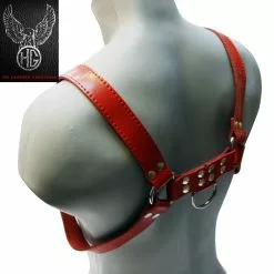 NLLeather NL Leather Lederen Borst Harnas -Bondage - Boeien Verkoopwinkel hg bf01 hg leather creations leather chest harness 22993 1