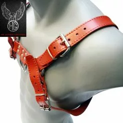 NLLeather NL Leather Lederen Borst Harnas -Bondage - Boeien Verkoopwinkel hg bf01 hg leather creations leather chest harness 22994 1