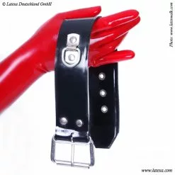 Latex Dames Halsband Met D-ring Van Latexa