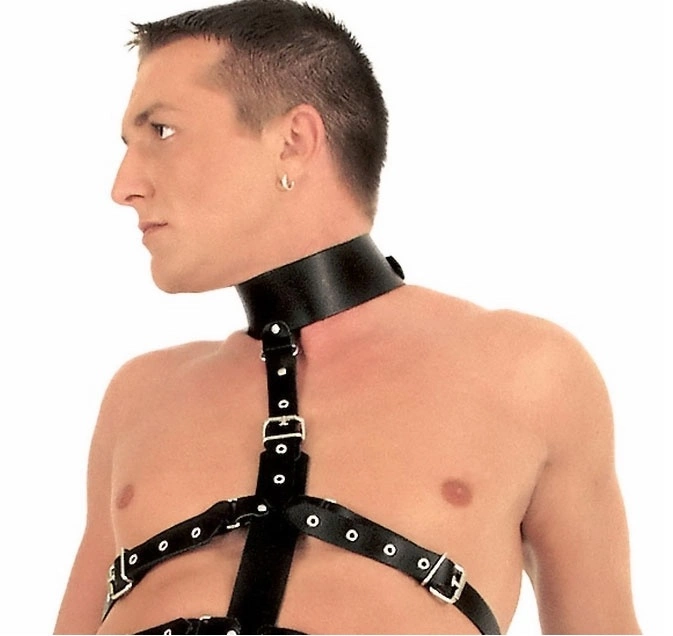 Lederen Riemenbody Voor Mannen Van Ledapol 5056 4 Lederen Riemenbody Voor Mannen Van Ledapol 5056 - Afbeelding 2