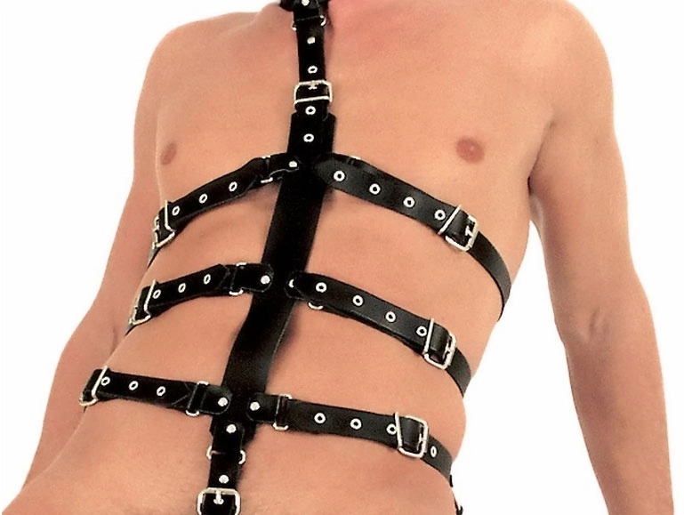 Lederen Riemenbody Voor Mannen Van Ledapol 5056 5 Lederen Riemenbody Voor Mannen Van Ledapol 5056 - Afbeelding 3