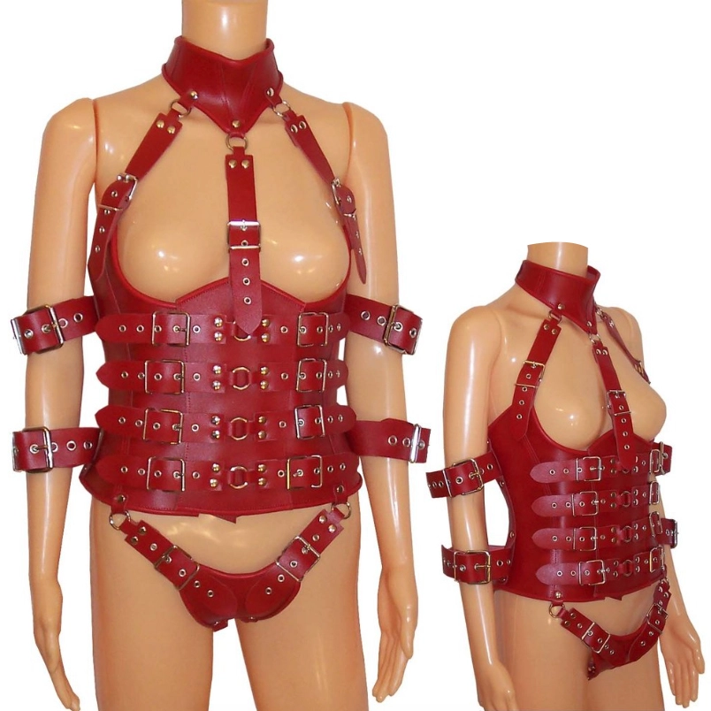 Leder Bondage Harnas Met Slip Van Ledapol 5572 7 Leder Bondage Harnas Met Slip Van Ledapol 5572 - Afbeelding 5