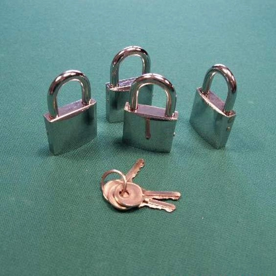 Lust Und Liebe Verchroomde Sloten, Gelijksluitend 4 Lust Und Liebe Verchroomde Sloten, Gelijksluitend - Afbeelding 2