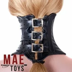 MAE-Toys Imitatie Lederen Nek Corset -Bondage - Boeien Verkoopwinkel mae sm 010 mae toys pu leather neck corset 27925 4