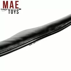 MAE-Toys Zwart Imitatie Lederen Anatomisch Gevormde Collar -Bondage - Boeien Verkoopwinkel mae sm 011 mae toys black pu leather padded collar with leash 28058 4