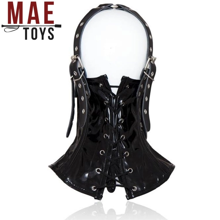 MAE-Toys Bondage Slave Boned PVC Posture Lak Collar Van MAE-Waer 5 MAE-Toys Bondage Slave Boned PVC Posture Lak Collar Van MAE-Waer - Afbeelding 3