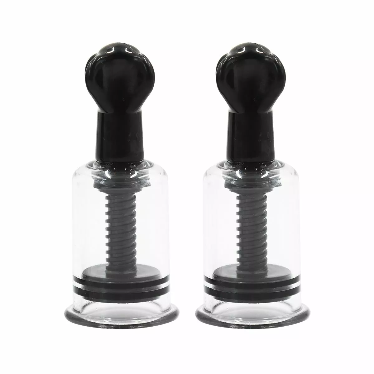 2 Twist Nipple Cups Black - M Van Kiotos - Binnen Ø 31 Mm 4 2 Twist Nipple Cups Black - M Van Kiotos - Binnen Ø 31 Mm - Afbeelding 2