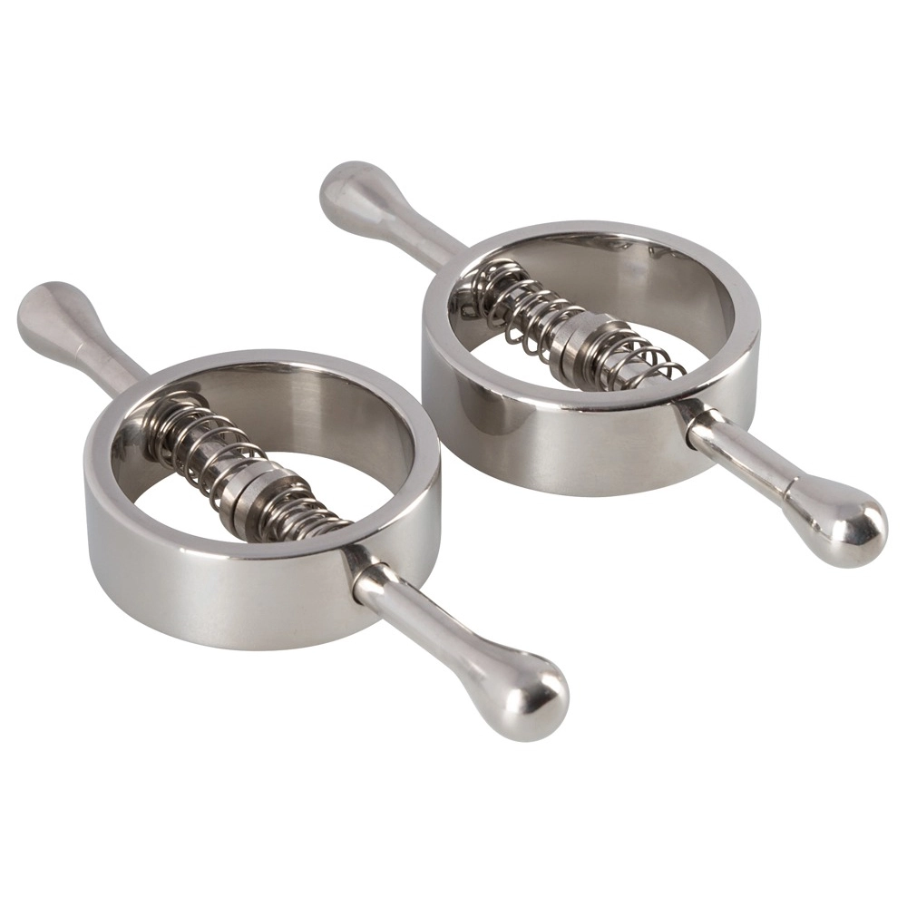 Tepelklemmen Met Vering Van Fetish Collection 2 Tepelklemmen Met Vering Van Fetish Collection