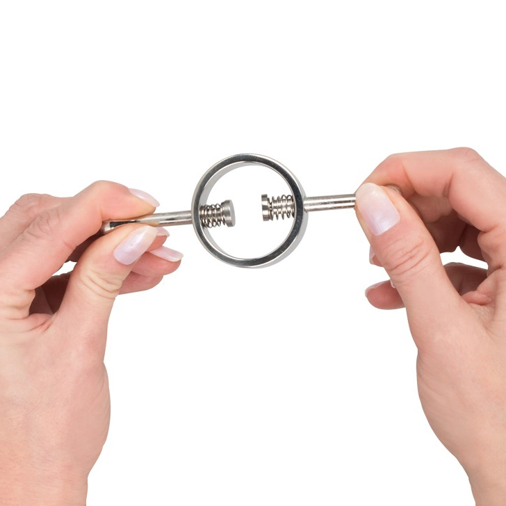 Tepelklemmen Met Vering Van Fetish Collection 6 Tepelklemmen Met Vering Van Fetish Collection - Afbeelding 5