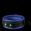 Saxos BDSM Toys Luxe Gevoerde Blauwe Halsboei Met D-ring -Bondage - Boeien Verkoopwinkel os 0100 1b narrow blue collar 3551