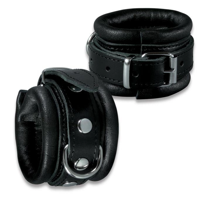 Saxos BDSM Toys Lederen Zwart Gevoerde Hals- Pols- En Voetboeienset Van Saxos 7 Saxos BDSM Toys Lederen Zwart Gevoerde Hals- Pols- En Voetboeienset Van Saxos - Afbeelding 5