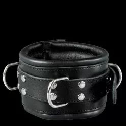 Saxos BDSM Toys Luxe Lederen Gevoerde Zwarte Halsboei Van Saxos 7 Saxos BDSM Toys Luxe Lederen Gevoerde Zwarte Halsboei Van Saxos -Bondage - Boeien Verkoopwinkel os 0102 1sk black leather lockable collar 11063 1