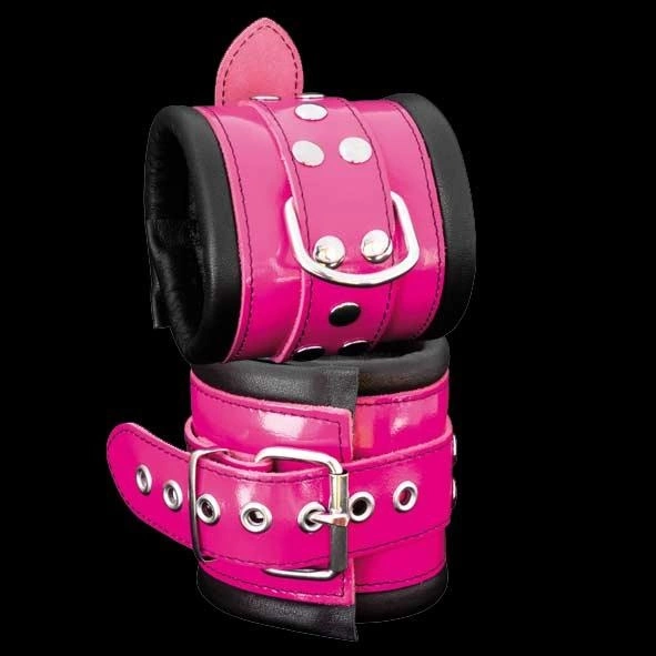 Saxos BDSM Toys Luxe Gevoerde Roze Polsboeien Van Saxos 3 Saxos BDSM Toys Luxe Gevoerde Roze Polsboeien Van Saxos