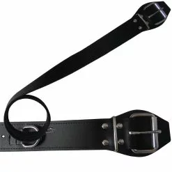 Saxos BDSM Toys Lederen Bondage Riem Met D-ring Van Saxos In 45 - 60 - 75 - 100 En 150 Cm -Bondage - Boeien Verkoopwinkel os 0338 leather bondage belt with d ring 15119 1