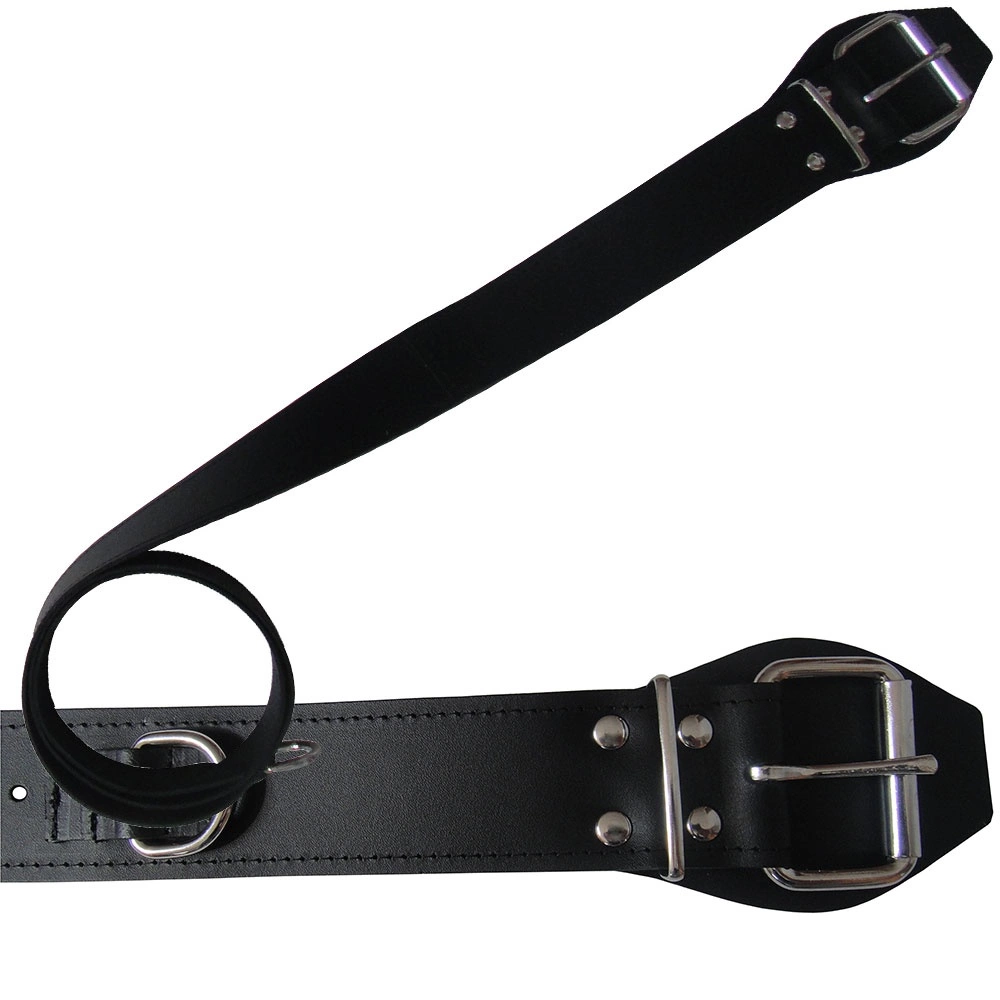 Saxos BDSM Toys Lederen Bondage Riem Met D-ring Van Saxos In 45 - 60 - 75 - 100 En 150 Cm 4 Saxos BDSM Toys Lederen Bondage Riem Met D-ring Van Saxos In 45 - 60 - 75 - 100 En 150 Cm - Afbeelding 2