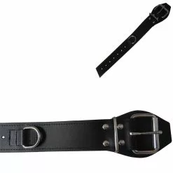 Saxos BDSM Toys Lederen Bondage Riem Met D-ring Van Saxos In 45 - 60 - 75 - 100 En 150 Cm -Bondage - Boeien Verkoopwinkel os 0338 leather bondage belt with d ring 15123 1