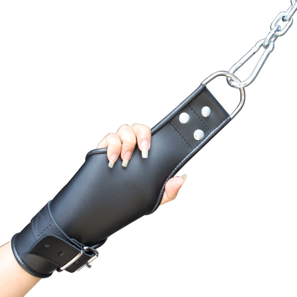 Saxos BDSM Toys Zware Lederen Gevoerde Bondage Hangboeienset Van Saxos 4 Saxos BDSM Toys Zware Lederen Gevoerde Bondage Hangboeienset Van Saxos - Afbeelding 2