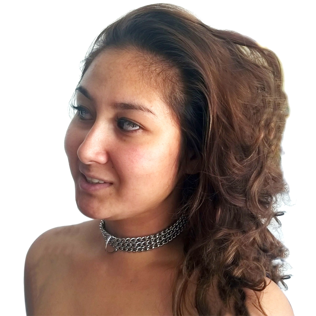 Zado Leather Fashion Sierlijke Lederen Dames Ketting Halsband Van SaXos 4 Zado Leather Fashion Sierlijke Lederen Dames Ketting Halsband Van SaXos - Afbeelding 2