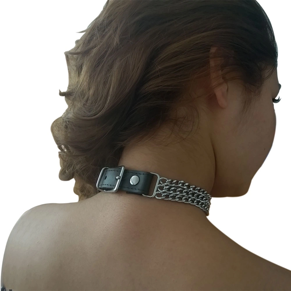 Zado Leather Fashion Sierlijke Lederen Dames Ketting Halsband Van SaXos 5 Zado Leather Fashion Sierlijke Lederen Dames Ketting Halsband Van SaXos - Afbeelding 3