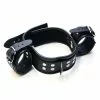 Saxos BDSM Toys Saxos Lederen Halsband Met Handboeien Os-mi042 -Bondage - Boeien Verkoopwinkel os mi042 saxos leather collar with wristcuffs 22051