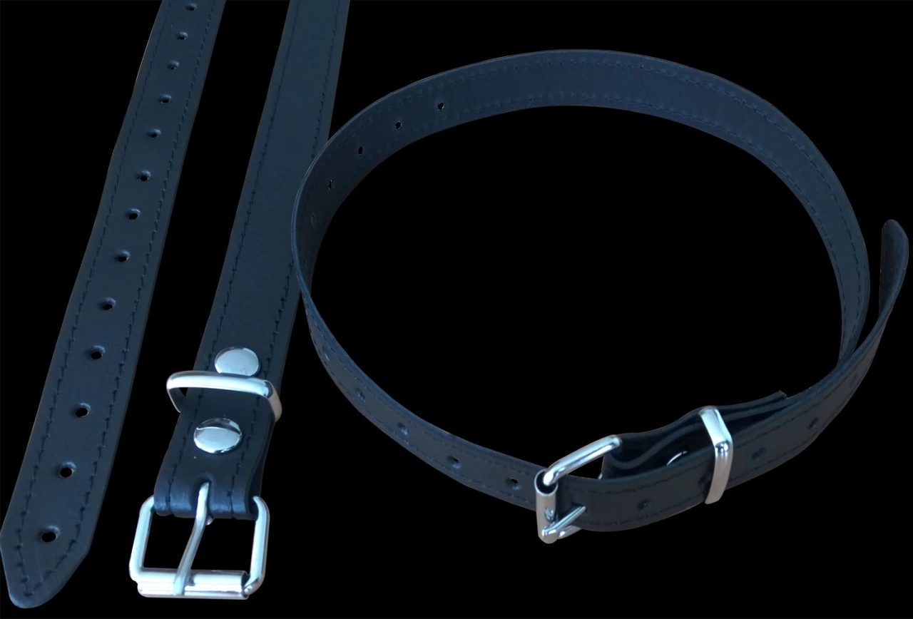 Saxos BDSM Toys Smalle Zwarte Lederen Collar Van Saxos 6 Saxos BDSM Toys Smalle Zwarte Lederen Collar Van Saxos - Afbeelding 4