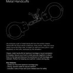 Rimba You Are Mine - Metal Handcuffs Uit De Officiële Fifty Shades Of Grey Collectie 11 Rimba You Are Mine - Metal Handcuffs Uit De Officiële Fifty Shades Of Grey Collectie -Bondage - Boeien Verkoopwinkel ri 6359 you are mine metal handcuffs 10987