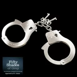 Rimba You Are Mine - Metal Handcuffs Uit De Officiële Fifty Shades Of Grey Collectie