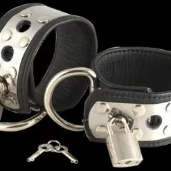 Polsboeien Van Leder / Metaal En Hangslot Van Rimba 7523 9 Polsboeien Van Leder / Metaal En Hangslot Van Rimba 7523 -Bondage - Boeien Verkoopwinkel ri 7523 leather wristcuffs with metal and padlock 7937 1