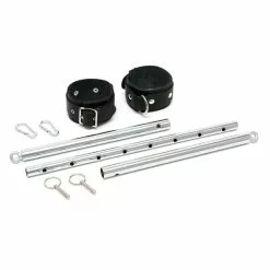 Enkelboeien Met Verstelbare Spreidstang 55-85 Cm Van Rimba #7639 -Bondage - Boeien Verkoopwinkel ri 7639 anklecuffs with adjustable spreaderbar 55 85 cm 25273 2