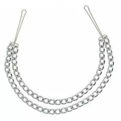 Rimba BDSM Tepelklemmen Met Dubbele Ketting 11 Rimba BDSM Tepelklemmen Met Dubbele Ketting -Bondage - Boeien Verkoopwinkel ri 7837 nipple clamps with double chain 10073